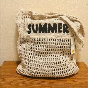 C.C Cream Crochet Summer Bag